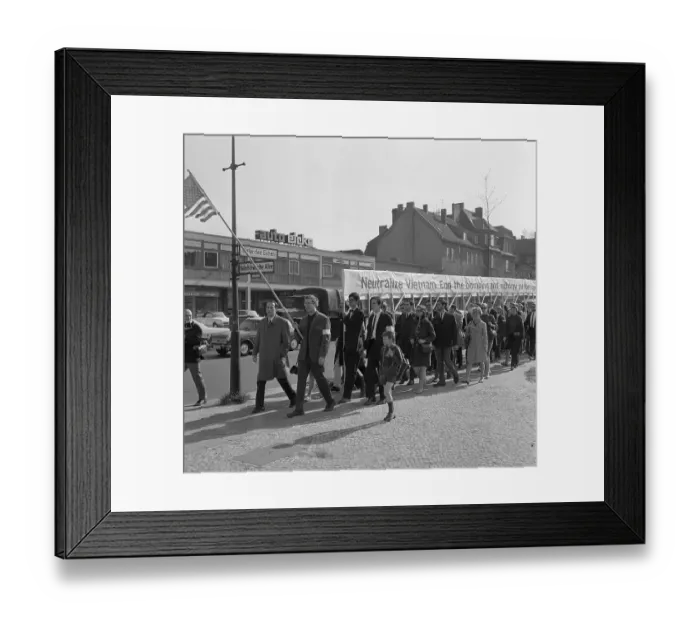 Framed Print : Americans at Anti-Vietnam War Protest in Berlin Framed Print : Americans at Anti-Vietnam War Protest in Berlin