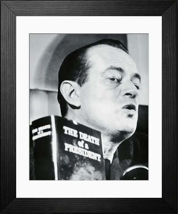 Framed Print : Portrait of William Manchester Framed Print : Portrait of William Manchester