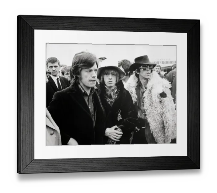 Framed Print : The Rolling Stones Arriving In Zurich Framed Print : The Rolling Stones Arriving In Zurich