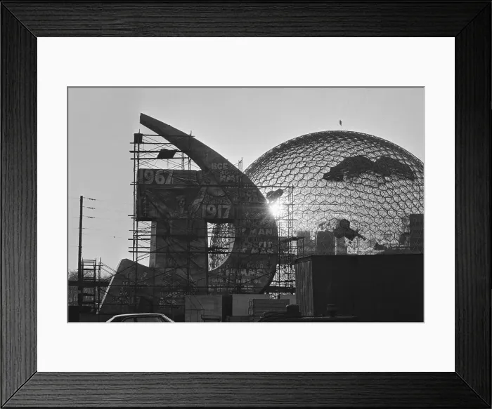 Framed Print : View of Expo Globe from Afar Framed Print : View of Expo Globe from Afar
