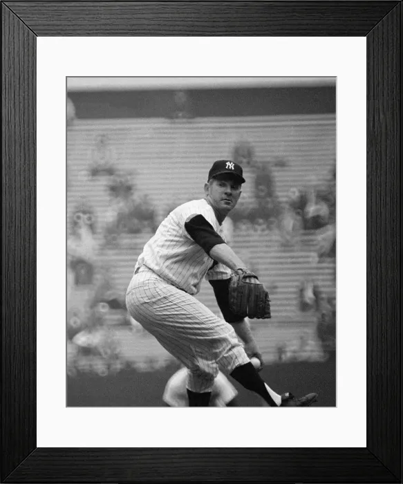 Framed Print : Whitey Ford In A Pitching Pose Framed Print : Whitey Ford In A Pitching Pose