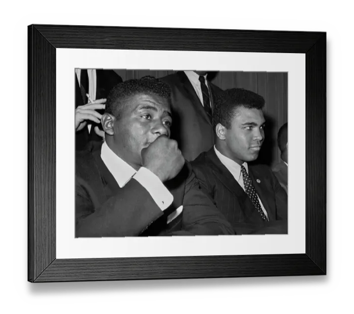Framed Print : Floyd Patterson And Muhammad Ali