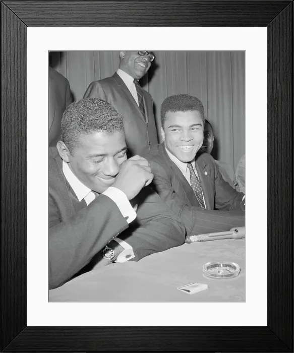 Framed Print : Cassius Clay and Floyd Patterson at Press Conference Framed Print : Cassius Clay and Floyd Patterson at Press Conference