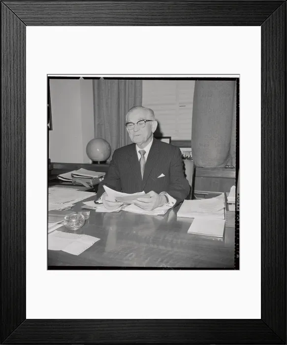 Framed Print : Portrait of John C. Stennis Framed Print : Portrait of John C. Stennis