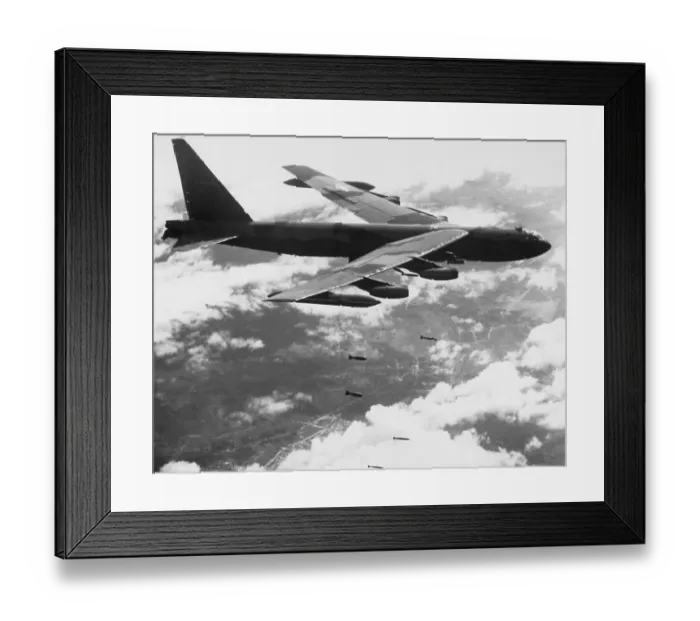 Framed Print : B 52 Stratofortress Bombing In Vietnam Framed Print : B 52 Stratofortress Bombing In Vietnam