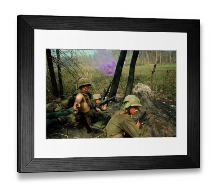 Framed Print : Soldiers Engaged in Operation Byrd Framed Print : Soldiers Engaged in Operation Byrd