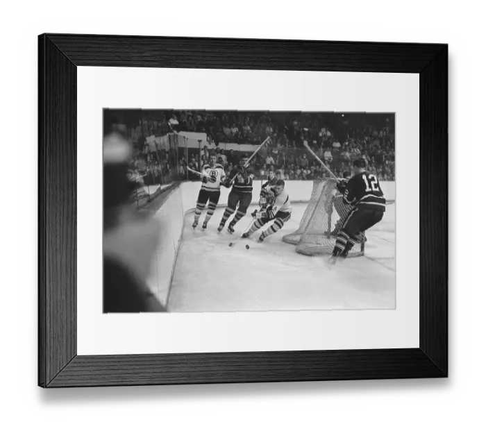 Framed Print : Bobby Orr in Hockey Action