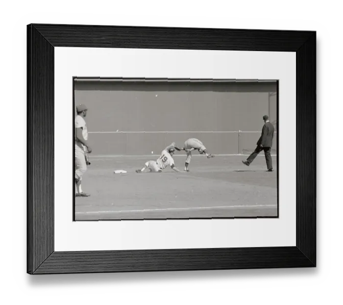Framed Print : Baseball Game in Action Framed Print : Baseball Game in Action