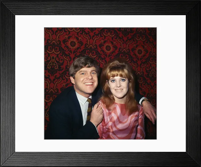 Framed Print : Portrait of Lynn Redgrave and John Clark Framed Print : Portrait of Lynn Redgrave and John Clark