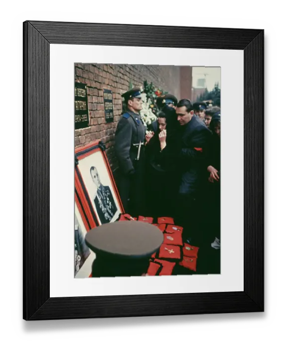 Framed Print : Funeral Of Yuri Gagarin Framed Print : Funeral Of Yuri Gagarin