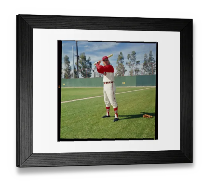 Framed Print : Portrait of Rocky Colavito Framed Print : Portrait of Rocky Colavito