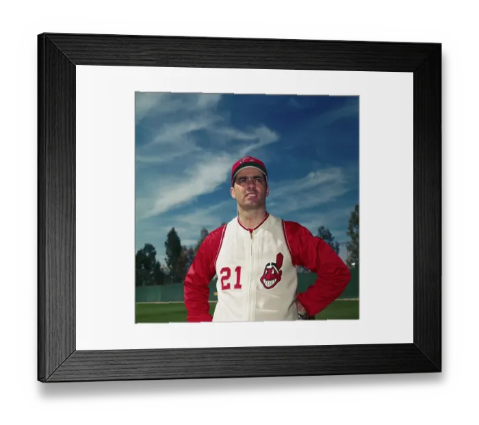 Framed Print : Portrait of Rocky Colavito Framed Print : Portrait of Rocky Colavito