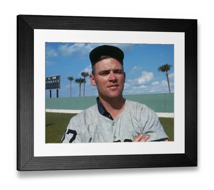 Framed Print : Portrait of Denny McLain Framed Print : Portrait of Denny McLain