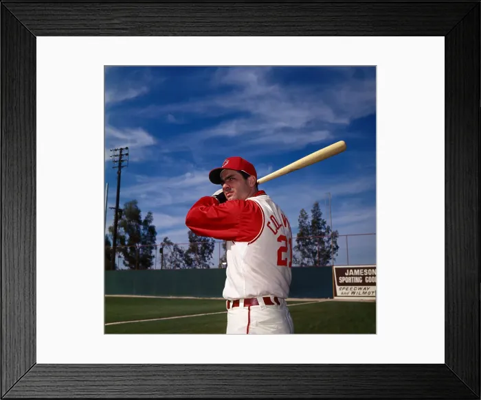 Framed Print : Portrait of Rocky Colavito Framed Print : Portrait of Rocky Colavito