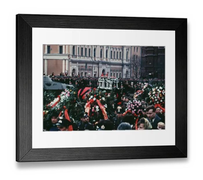 Framed Print : Funeral Of Yuri Gagarin Framed Print : Funeral Of Yuri Gagarin