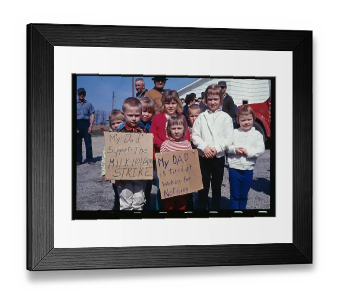 Framed Print : Children Holding Signs Framed Print : Children Holding Signs