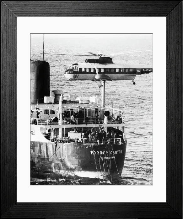 Framed Print : Salvage Crews Attempting to Refloat Tanker Framed Print : Salvage Crews Attempting to Refloat Tanker