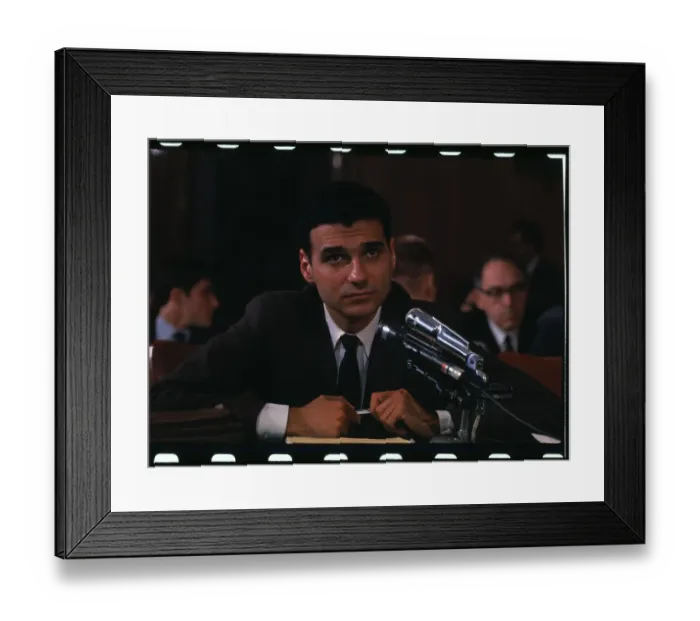 Framed Print : Ralph Nader Testifying at a Meeting Framed Print : Ralph Nader Testifying at a Meeting