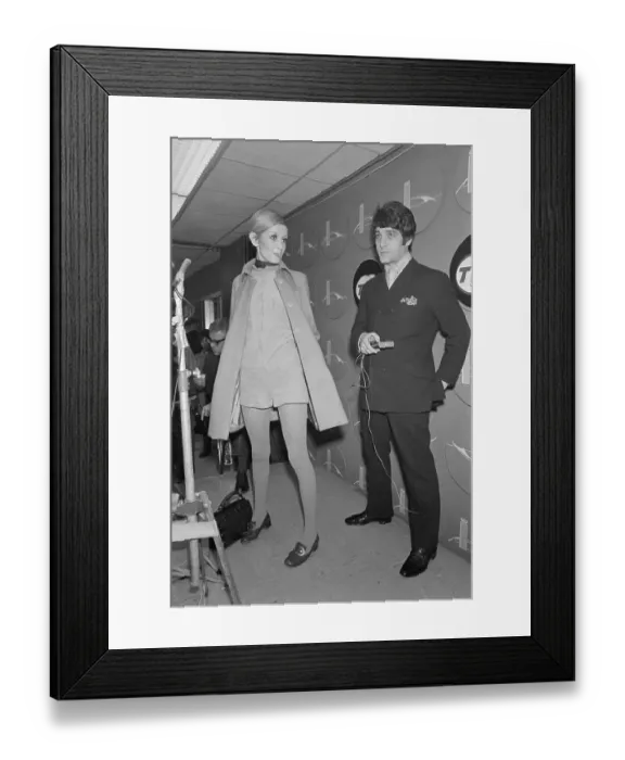 Framed Print : Twiggy Sticking Her Tongue Out Framed Print : Twiggy Sticking Her Tongue Out