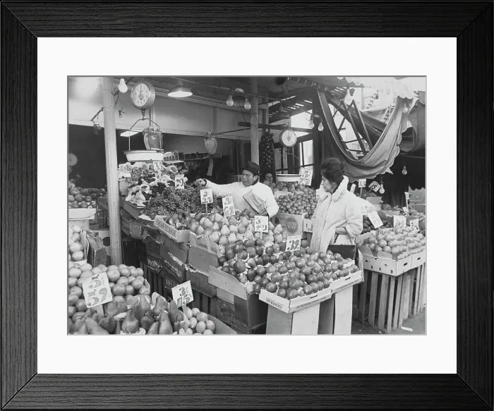 Framed Print : Market scenes Framed Print : Market scenes