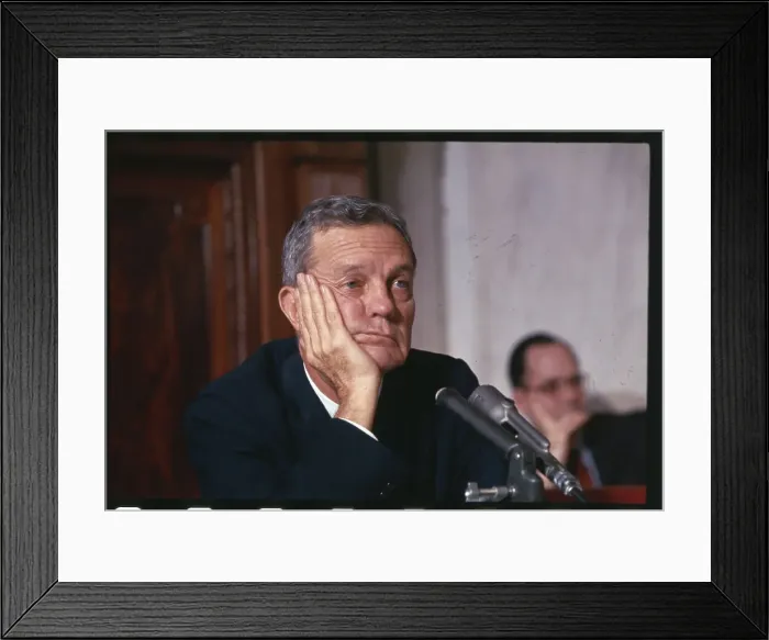 Framed Print : Portrait of Senator Joe Clark Framed Print : Portrait of Senator Joe Clark