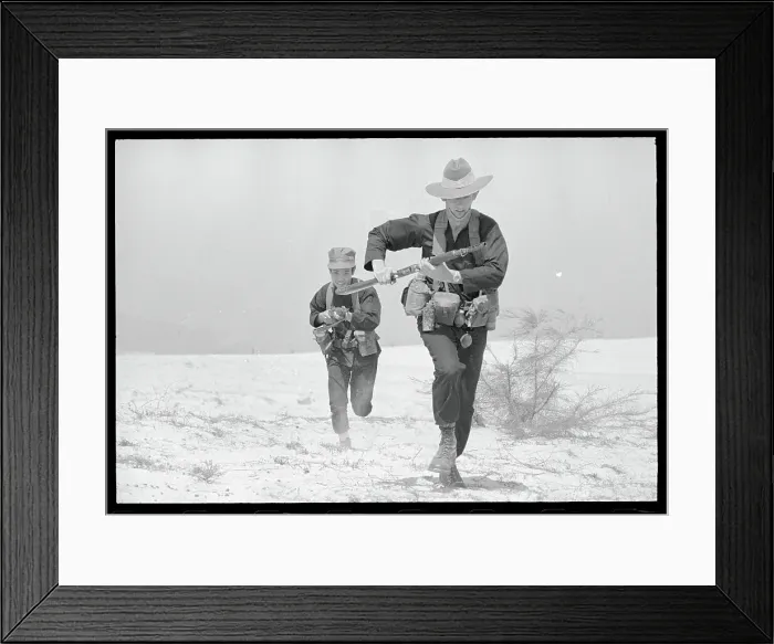 Framed Print : Australian Soldier and Chinese Comrade Framed Print : Australian Soldier and Chinese Comrade