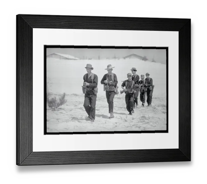 Framed Print : Australian-Trained Chinese Soldiers Framed Print : Australian-Trained Chinese Soldiers