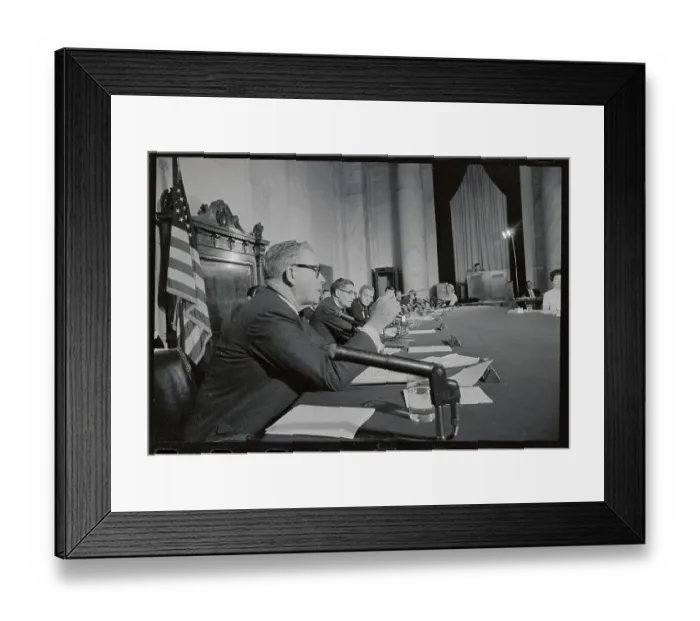 Framed Print : Senate Labor Subcommittee Framed Print : Senate Labor Subcommittee
