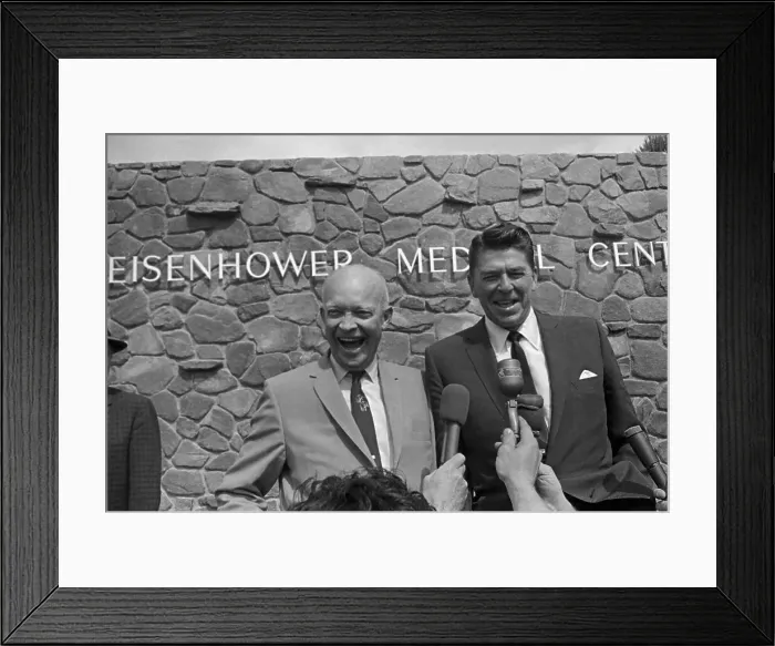 Framed Print : Dwight D. Eisenhower and Ronald Reagan Framed Print : Dwight D. Eisenhower and Ronald Reagan