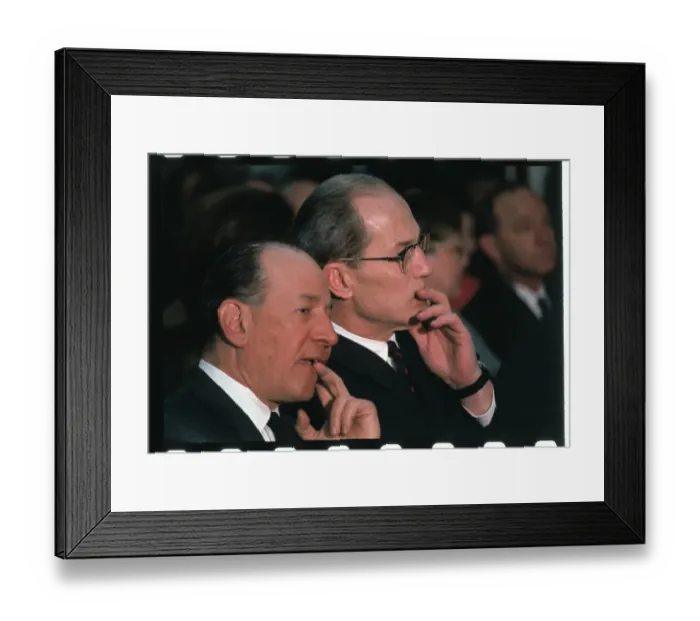 Framed Print : Portrait of Byron White and Abe Fortas Framed Print : Portrait of Byron White and Abe Fortas