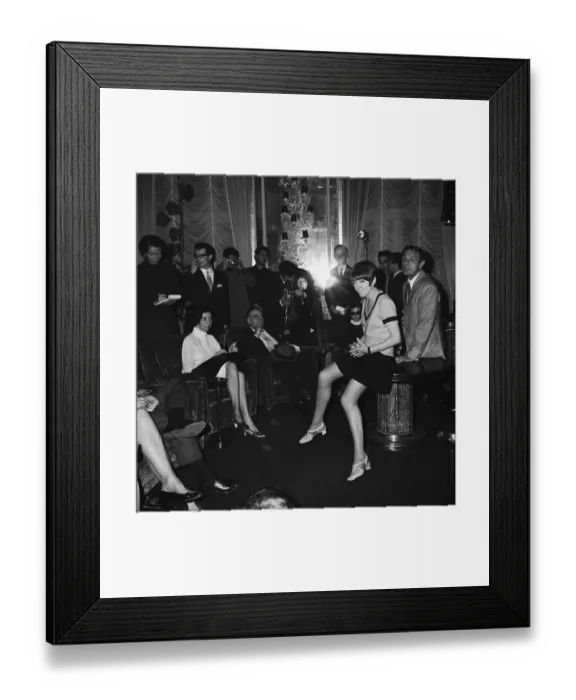 Framed Print : Mary Quant at Shop Opening Framed Print : Mary Quant at Shop Opening