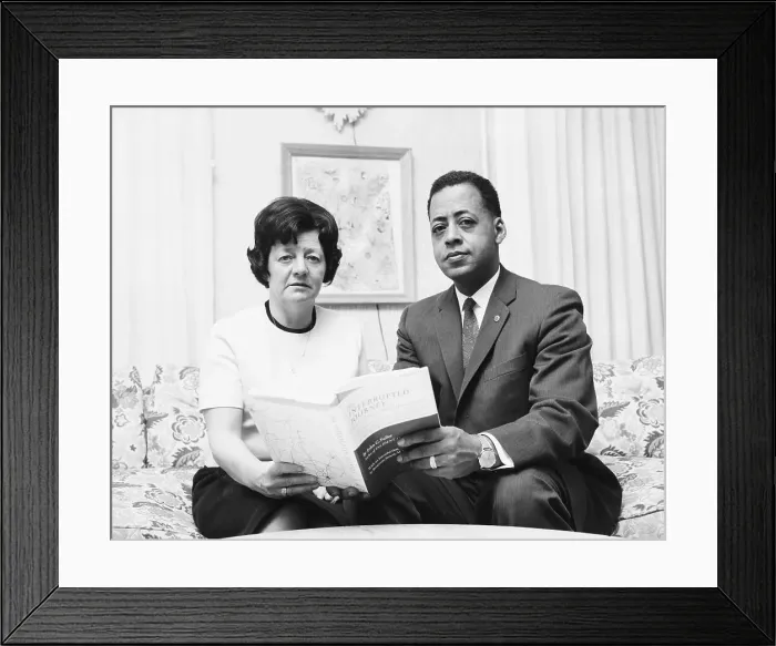 Framed Print : Betty and Barney Hill Framed Print : Betty and Barney Hill