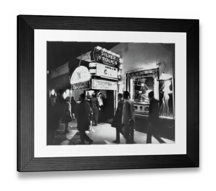 Framed Print : Night time in the famous French Quarter Framed Print : Night time in the famous French Quarter