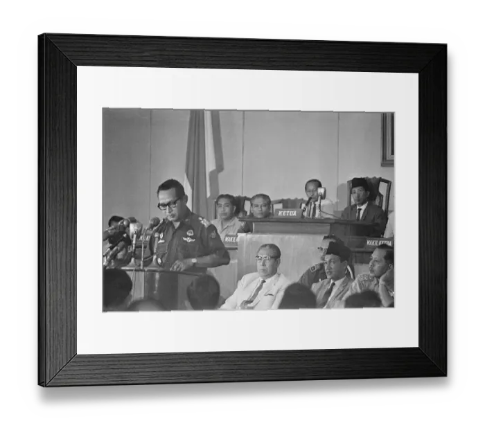 Framed Print : President Suharto Addresses Parliament Framed Print : President Suharto Addresses Parliament