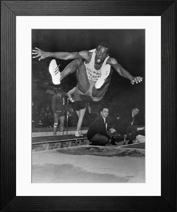 Framed Print : Bob Beamon Jumping Long Jump Framed Print : Bob Beamon Jumping Long Jump