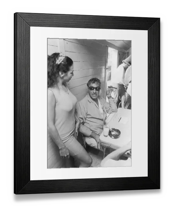 Framed Print : Former Congressman Adam Clayton Powell in Bahamas Framed Print : Former Congressman Adam Clayton Powell in Bahamas