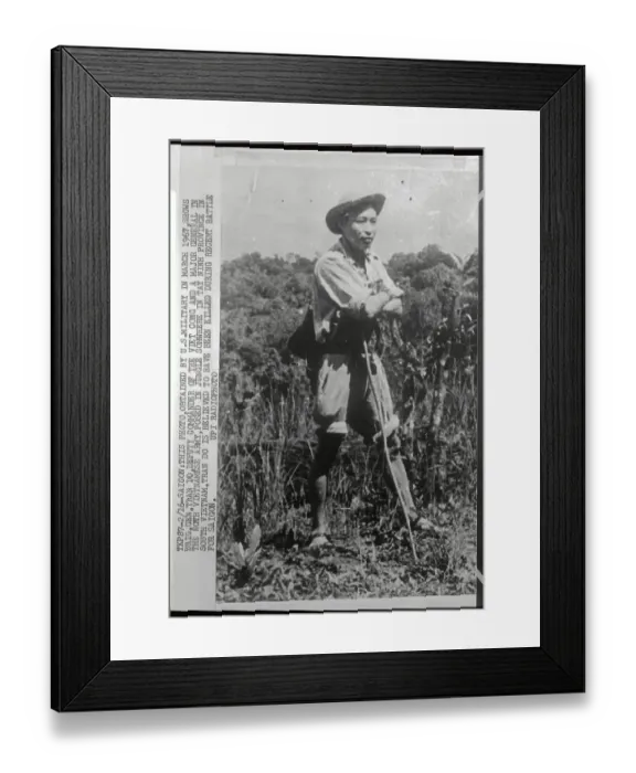 Framed Print : General Tran Do Standing with Arms Crossed