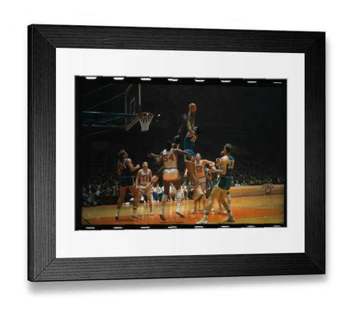 Framed Print : Lew Alcindor Going up for a Score Framed Print : Lew Alcindor Going up for a Score