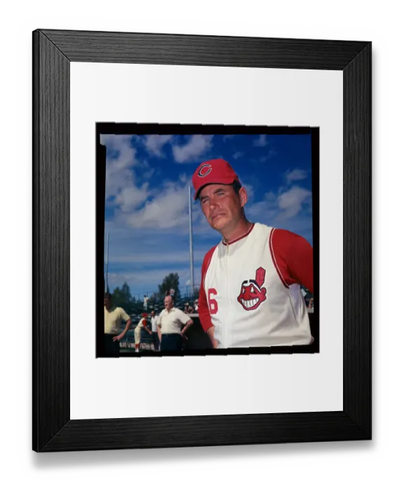 Framed Print : Portrait of Joe Adcock Posing on Baseball Field Framed Print : Portrait of Joe Adcock Posing on Baseball Field