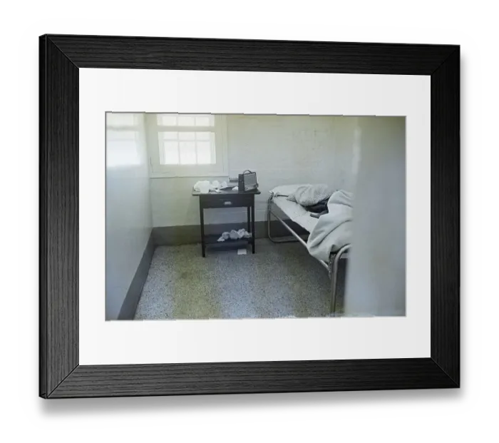 Framed Print : Prison Room of Boston Strangler Albert DeSalvo Framed Print : Prison Room of Boston Strangler Albert DeSalvo