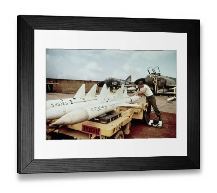 Framed Print : Missiles At Da Nang Framed Print : Missiles At Da Nang