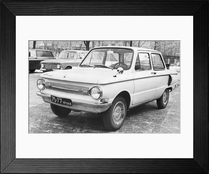 Framed Print : Soviet Passenger Sedan Framed Print : Soviet Passenger Sedan