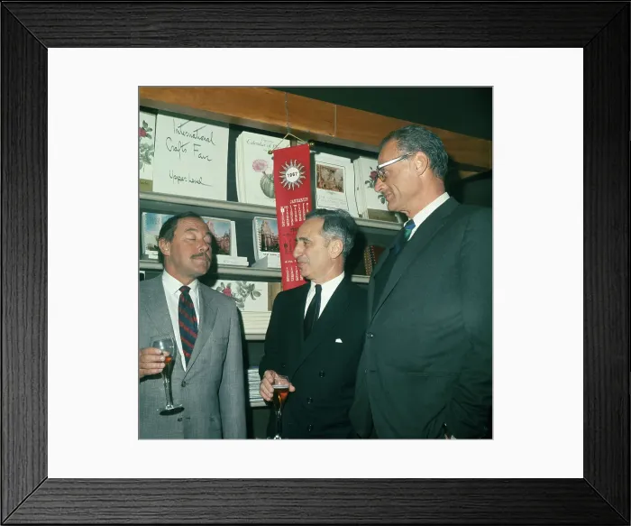 Framed Print : Arthur Miller Conversing with Elia Kazan and Tennessee Williams Framed Print : Arthur Miller Conversing with Elia Kazan and Tennessee Williams