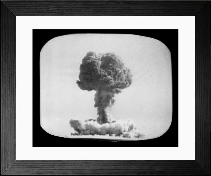 Framed Print : Mushroom Cloud of China's First Atomic Test Framed Print : Mushroom Cloud of China's First Atomic Test