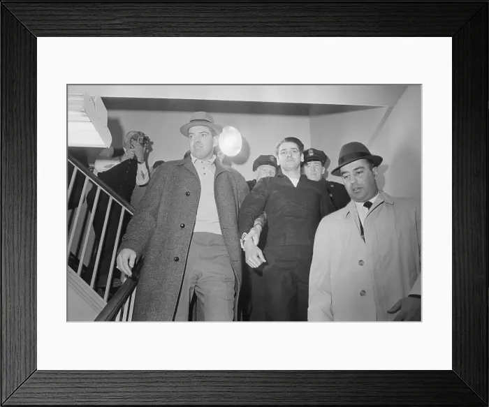 Framed Print : Police Escorting Albert DeSalvo Framed Print : Police Escorting Albert DeSalvo