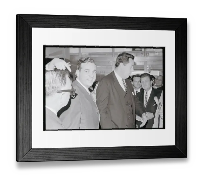Framed Print : Jim Garrison and Joseph Rault
