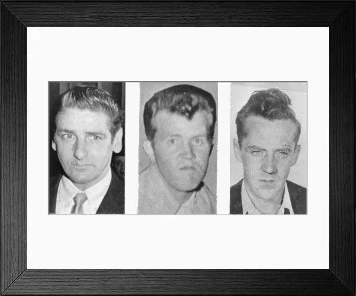 Framed Print : Albert Desalvo with Other Escaped Inmates Framed Print : Albert Desalvo with Other Escaped Inmates