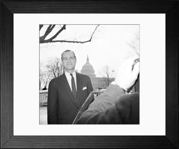 Framed Print : Portrait of Richard Helms Framed Print : Portrait of Richard Helms