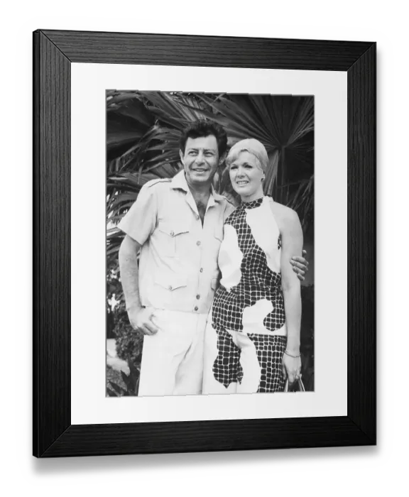 Framed Print : Eddie Fisher Posing with Connie Stevens Framed Print : Eddie Fisher Posing with Connie Stevens