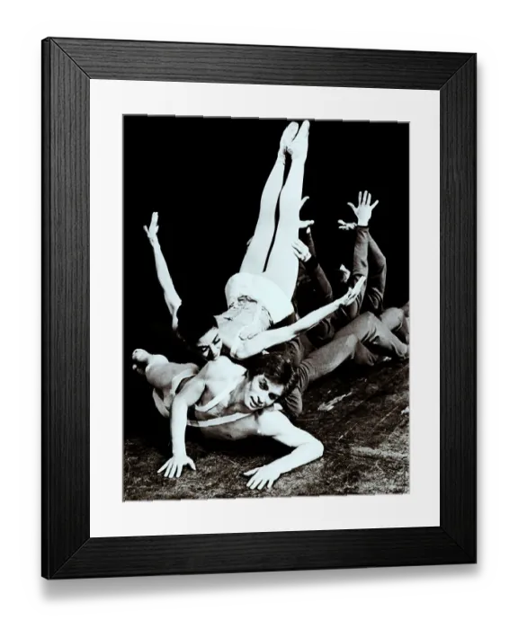 Framed Print : Ballet Dancers Rehearsing Framed Print : Ballet Dancers Rehearsing